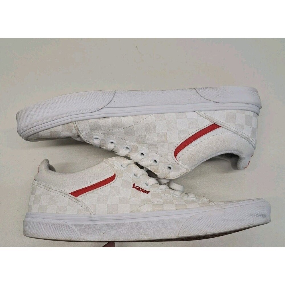Vans Shoes Off The Wall 500714 White Gray Checkered Sneakers Size Women 11 - Picture 2 of 7
